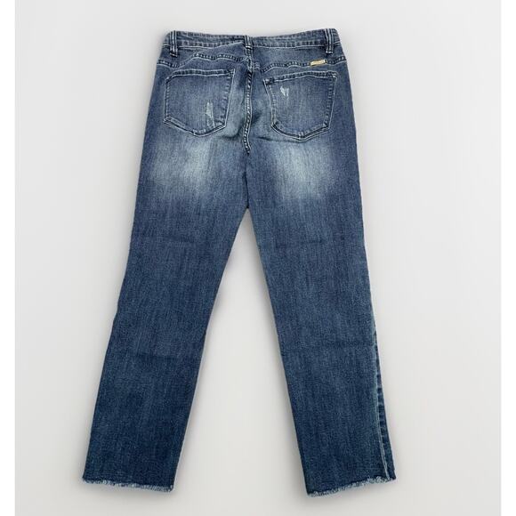 KanCan Dark Blue High Rise Distressed Jeans 11/29 RN 144635 Estilo KC5019D - Picture 2 of 8